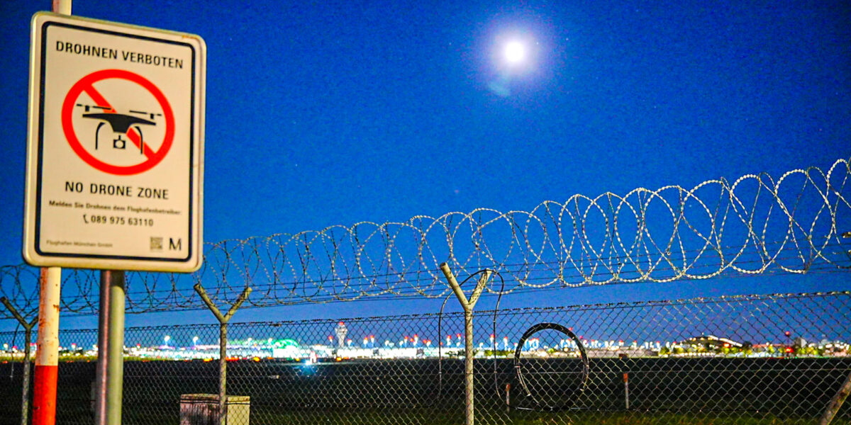 Drohnensichtung am Flughafen München
