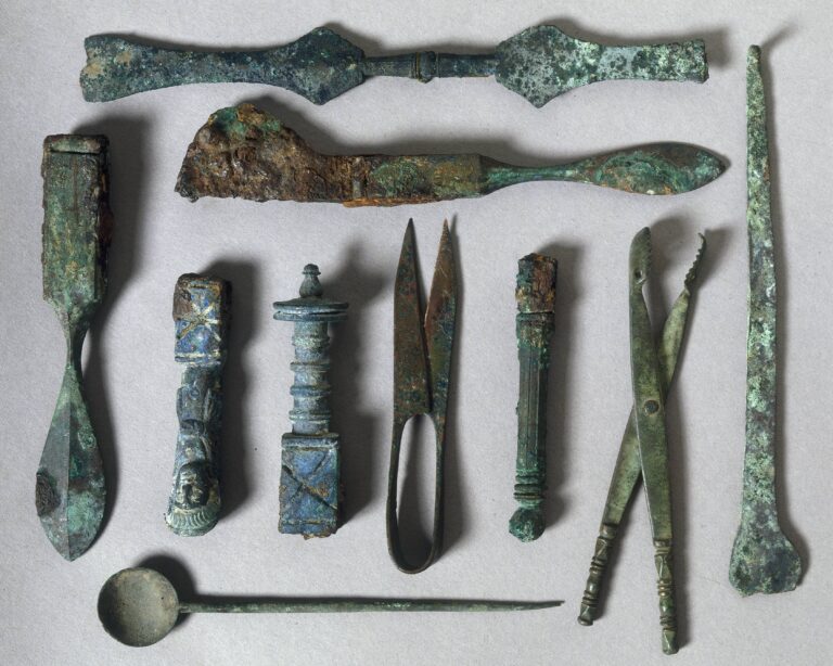 chirurgische Instrumente aus Pompeji