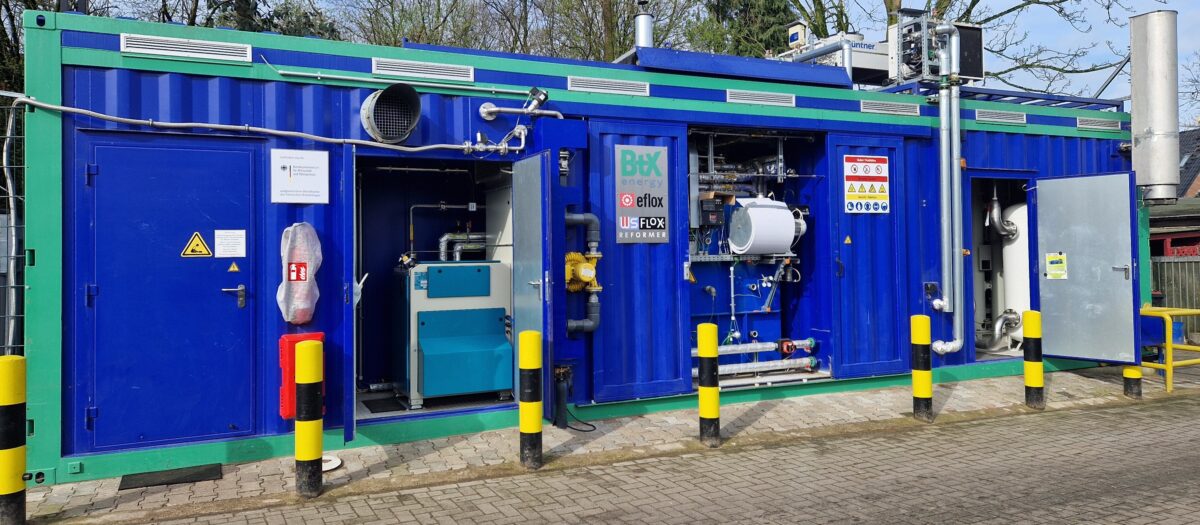 Pilotanlage in Krefeld. Foto: BtX Energy