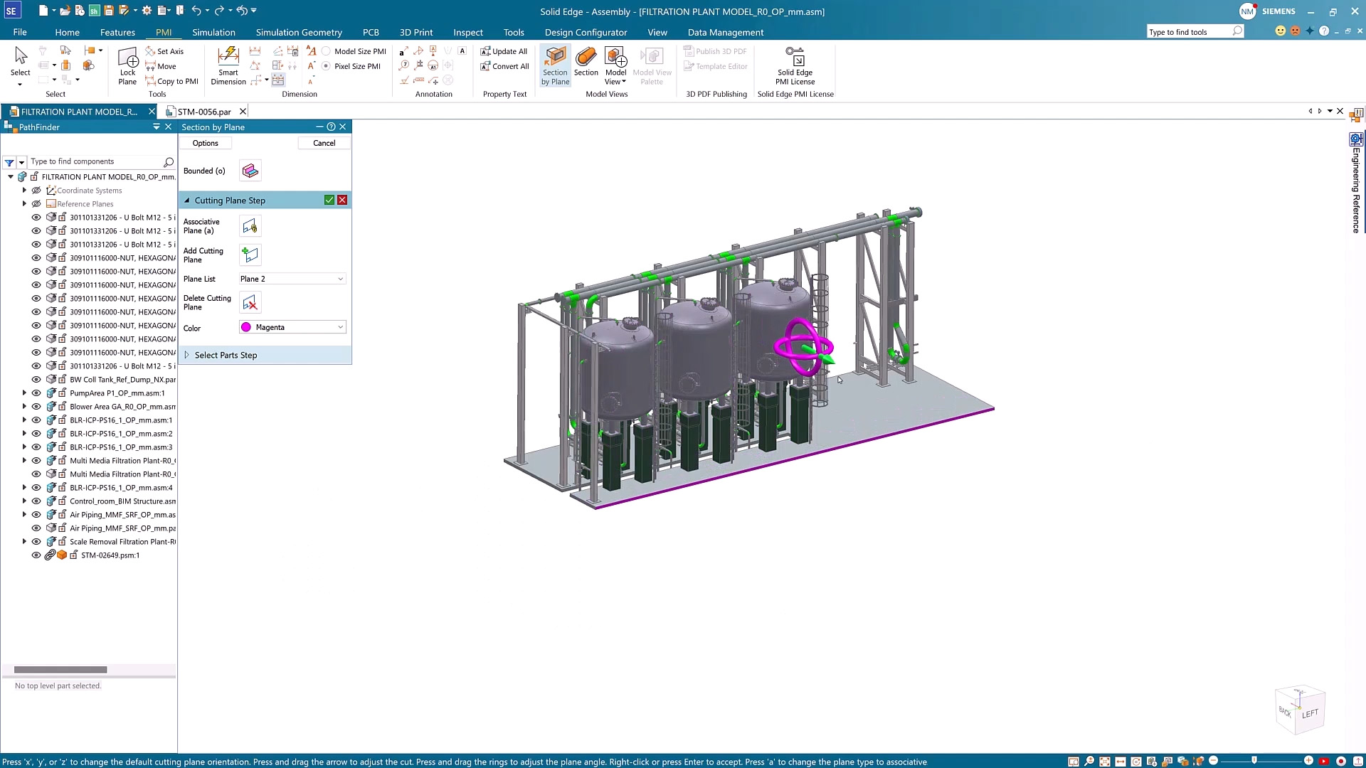 Designcenter Solid Edge 2026 führt eine verbesserte Import- und Exportfunktion für Kontexte ein, die eine präzise Steuerung gemeinsam genutzter Geometrien bietet. Anwender können gezielt nur die benötigten Bereiche eines Modells definieren, isolieren und exportieren – zum Schutz sensibler Daten und zur Verringerung der Dateigröße. Grafik: Siemens