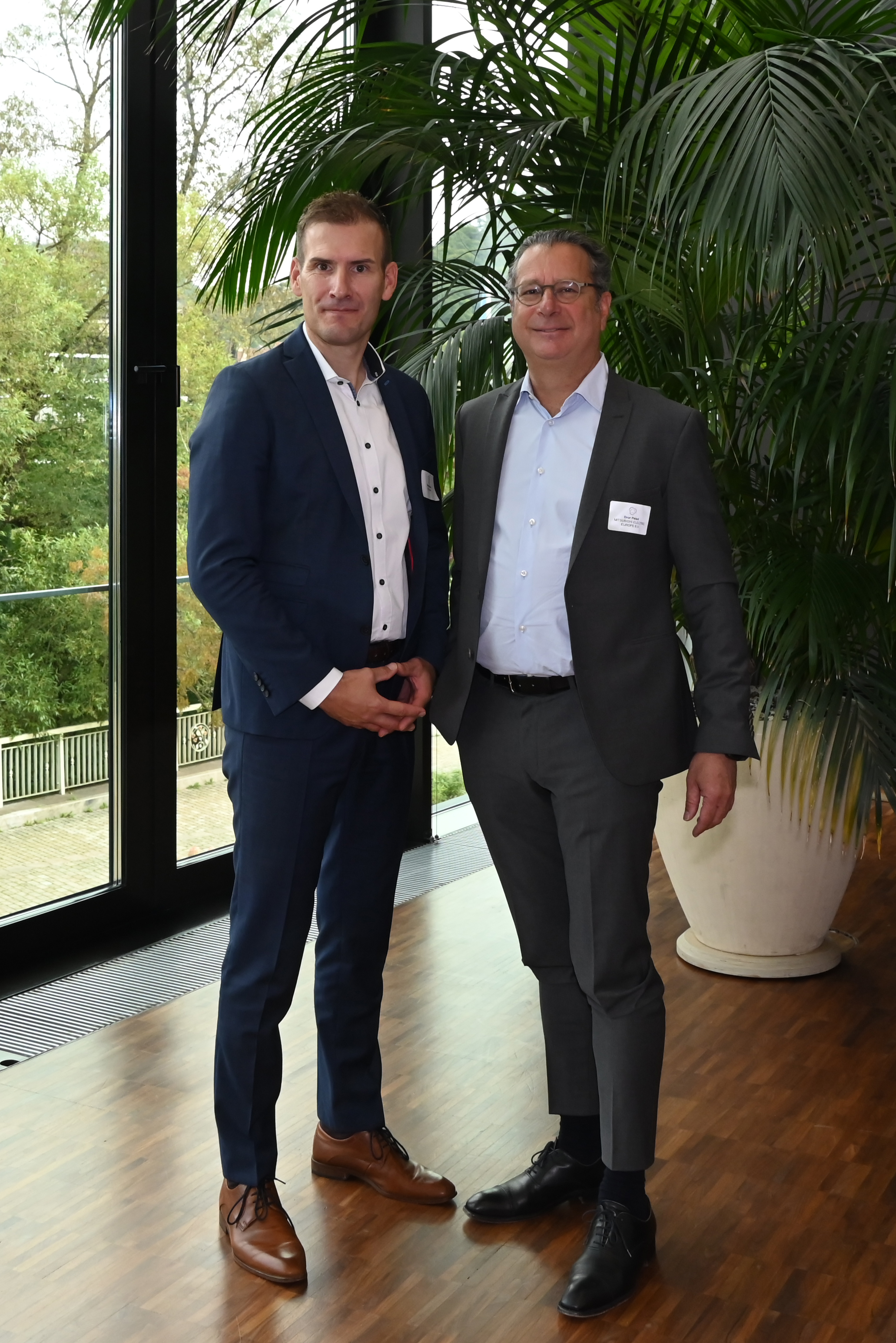 Simon Nehls (l.) und Dror Peled wurden neu in den FGK-Vorstand gewählt. Foto: FGK