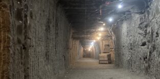 Der Permafrost-Tunnel des U.S. Army Corps of Engineers in der Nähe von Fairbanks, Alaska