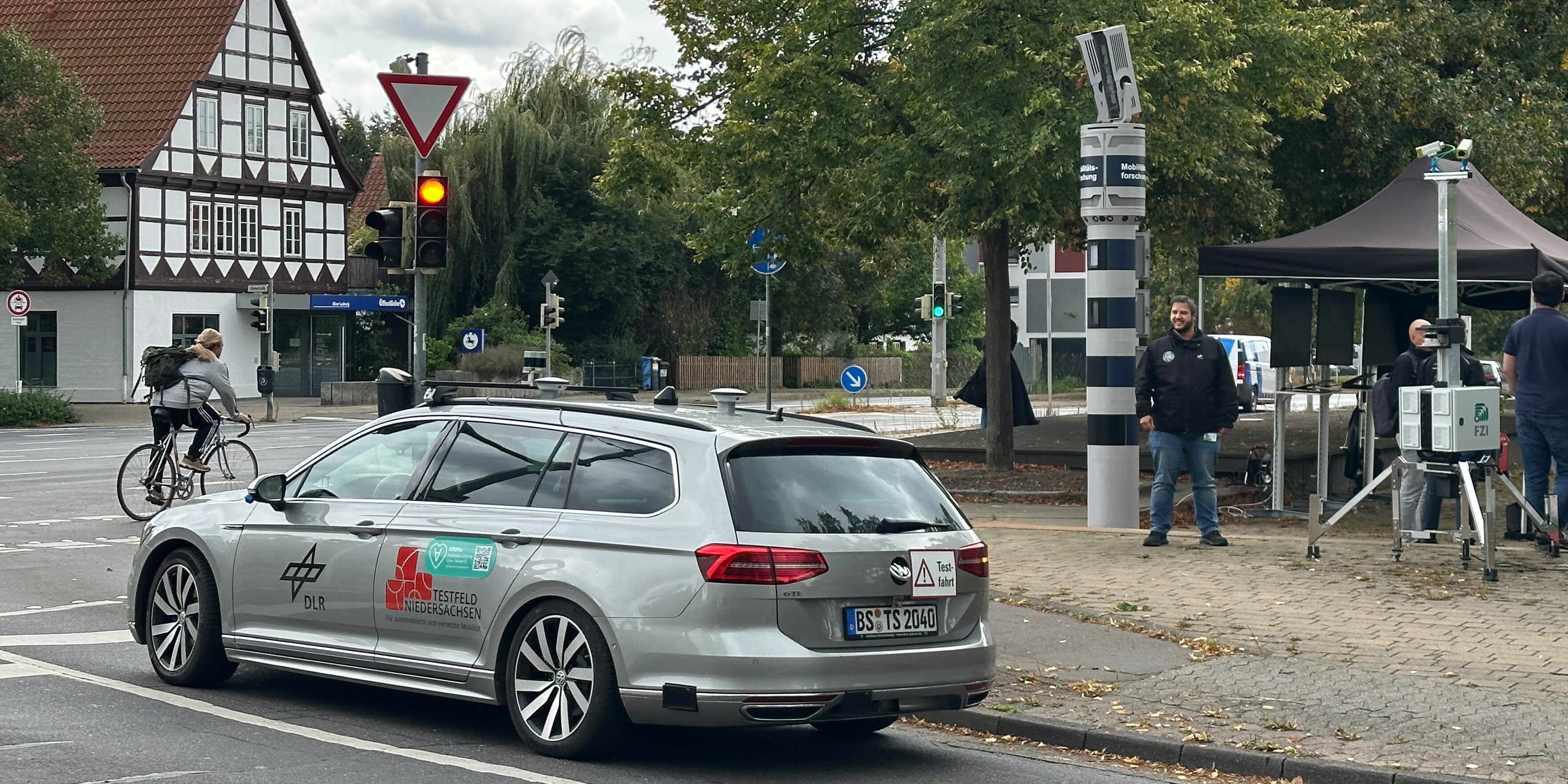 Managed Automated Driving: DLR testet Fahren mit digitalem Lotsen