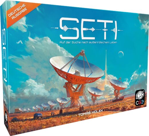 Seti: Auf der Suche nach außerirdischem Leben von CGE / HeidelBär Games Foto: SPIEL Essen, Merz Verlag GmbH & Co. KG