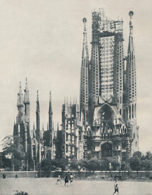 Sagrada Família im Jahr 1925