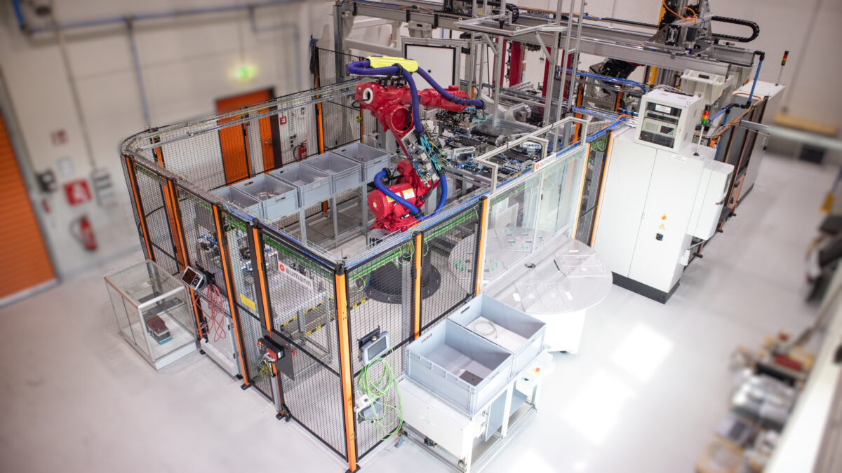 Am Standort Wolfsburg steht eine Forschungsplattform zur Untersuchung von Stack-Typen bereit. Foto: Fraunhofer IWU