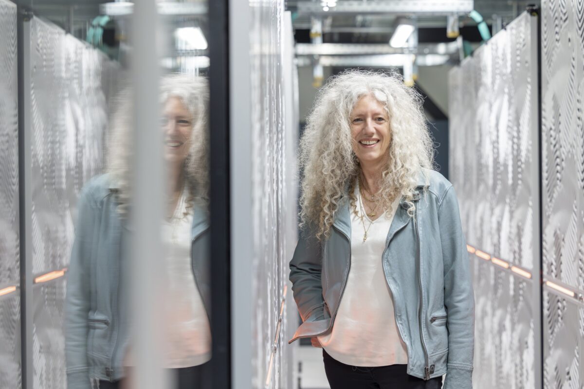 Prof. Kristel Michielsen, Direktorin am JSC und Leiterin der Quantencomputer-Infrastruktur JUNIQ. Copyright: Forschungszentrum Jülich / Sascha Kreklau
