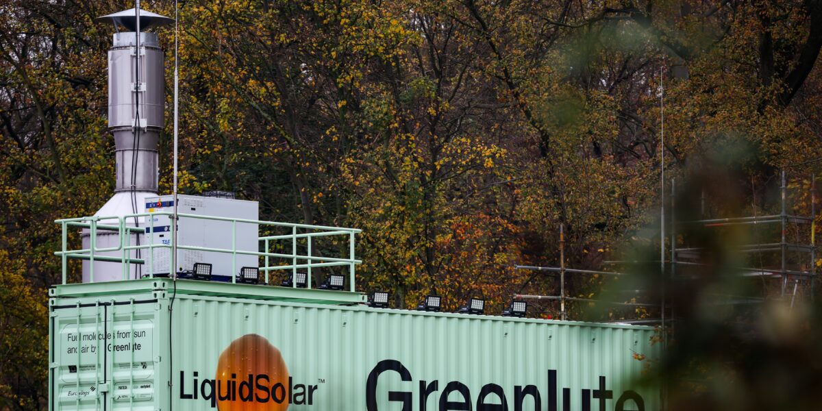 Blick auf die am 20.11. eröffnete Versuchsanlage. Foto: picture alliance/dpa/Christoph Reichwein
