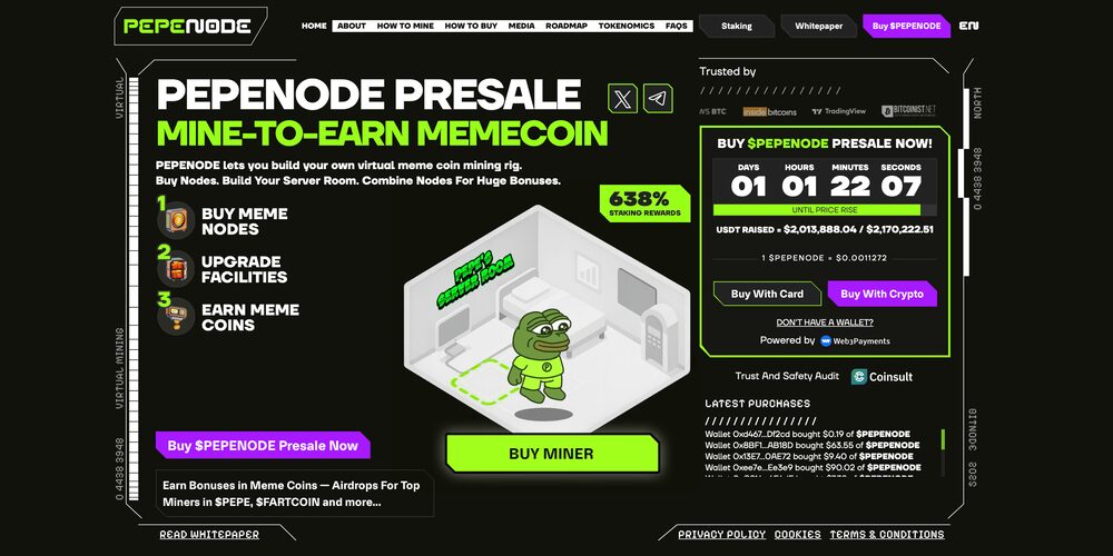 Pepenode presale