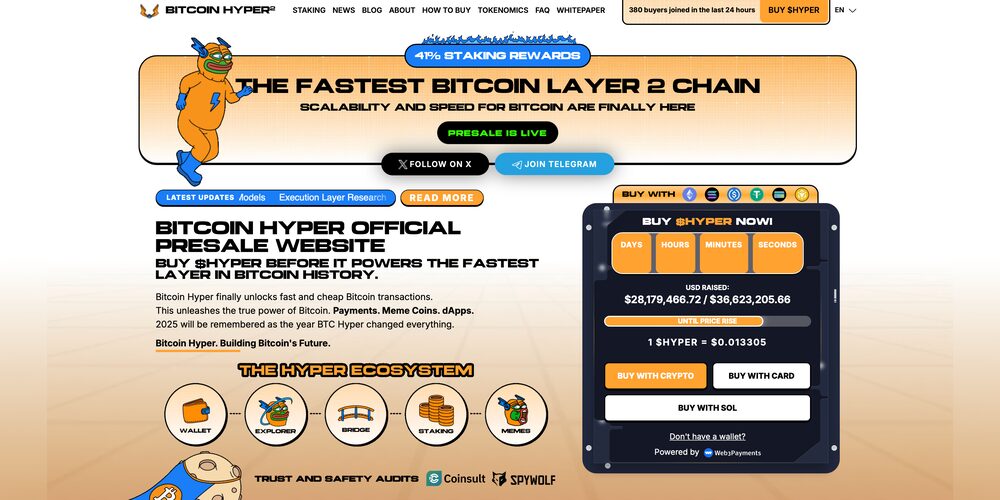 Foto: Bitcoin Hyper Website