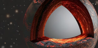 Innere der frühen Erde