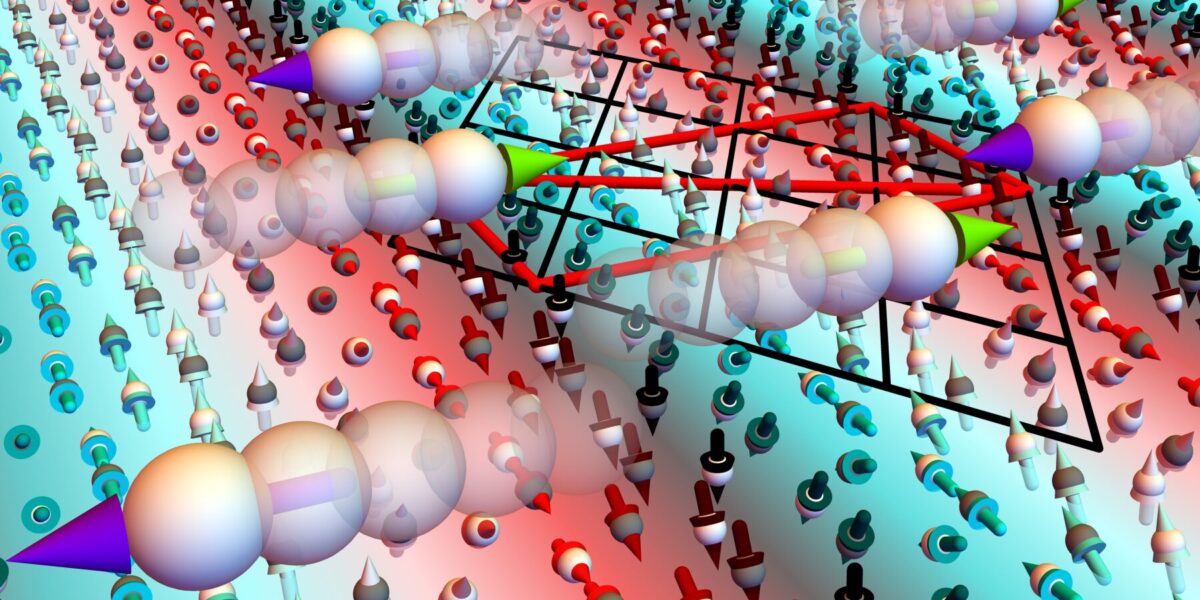 Künstlerische Darstellung des p-Wellen-Splittings
