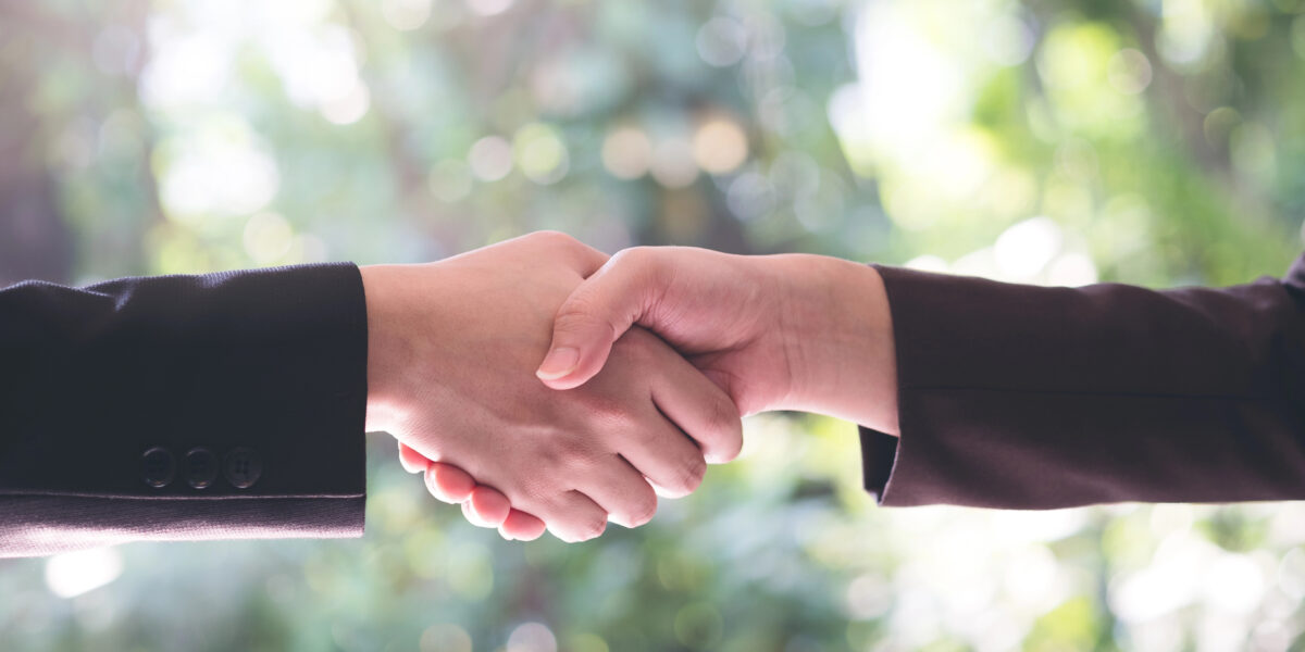Hände schütteln
