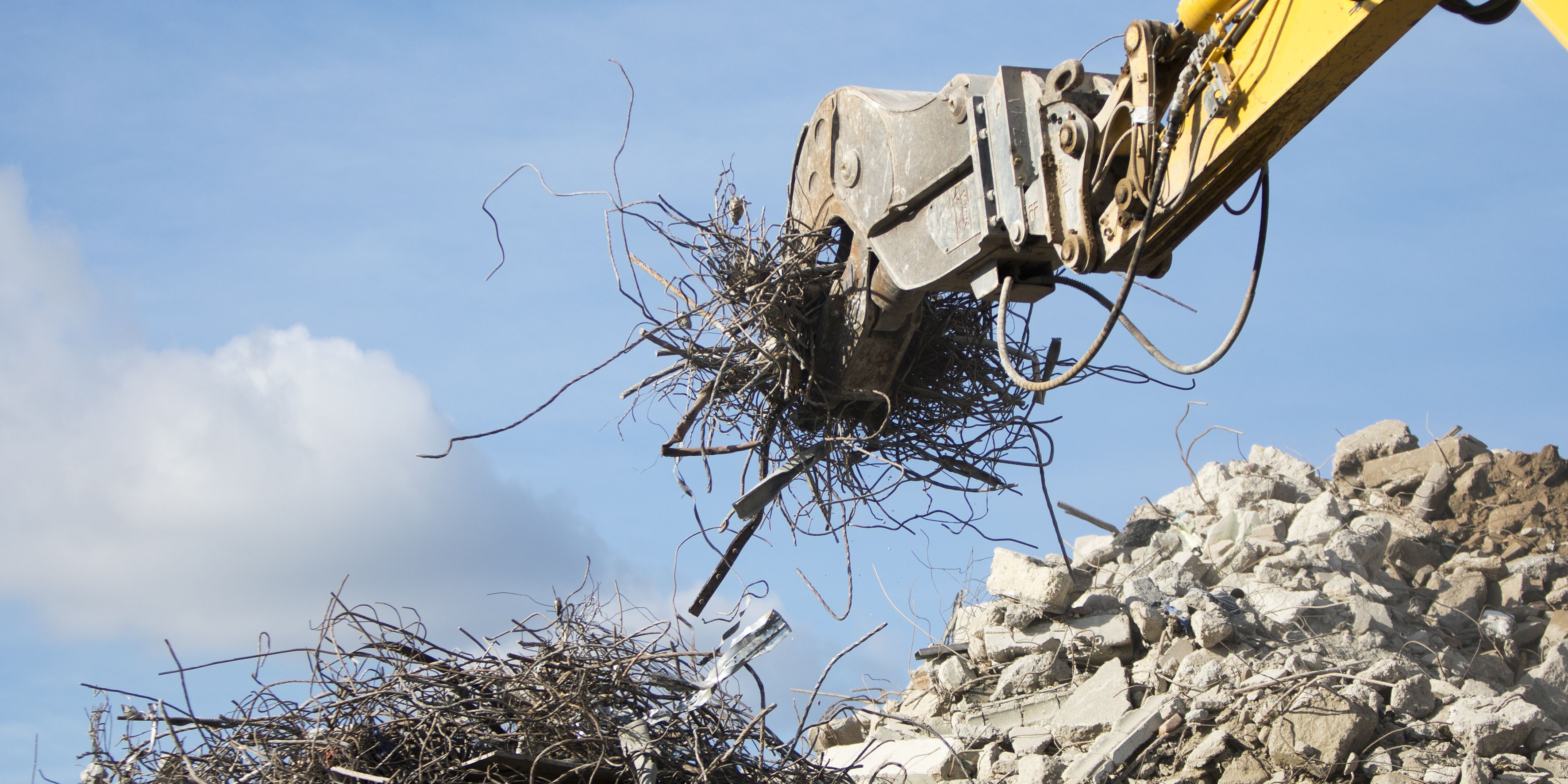 Durch Abbruch und Fraktionierung für das spätere Recycling gehen die Wertstoffe in eine Kreislaufwirtschaft über. Foto: Porr