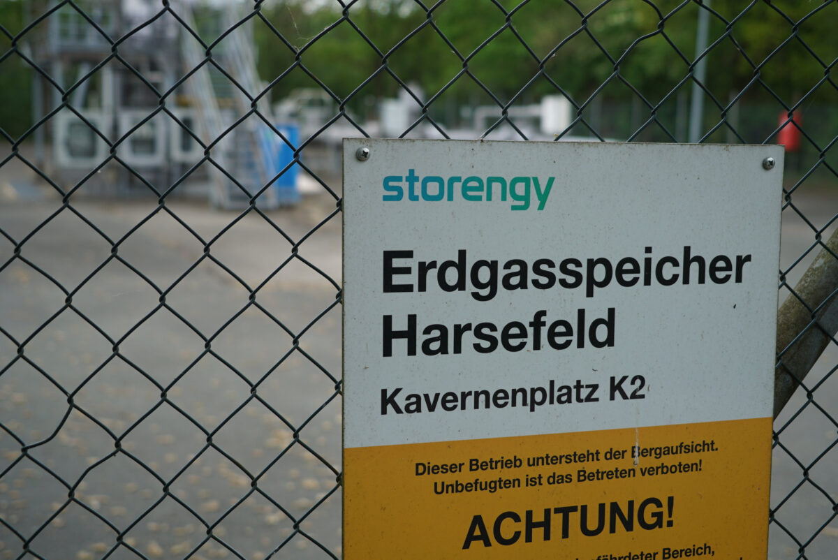 Kavernenkopf des Erdgasspeichers Harsefeld.