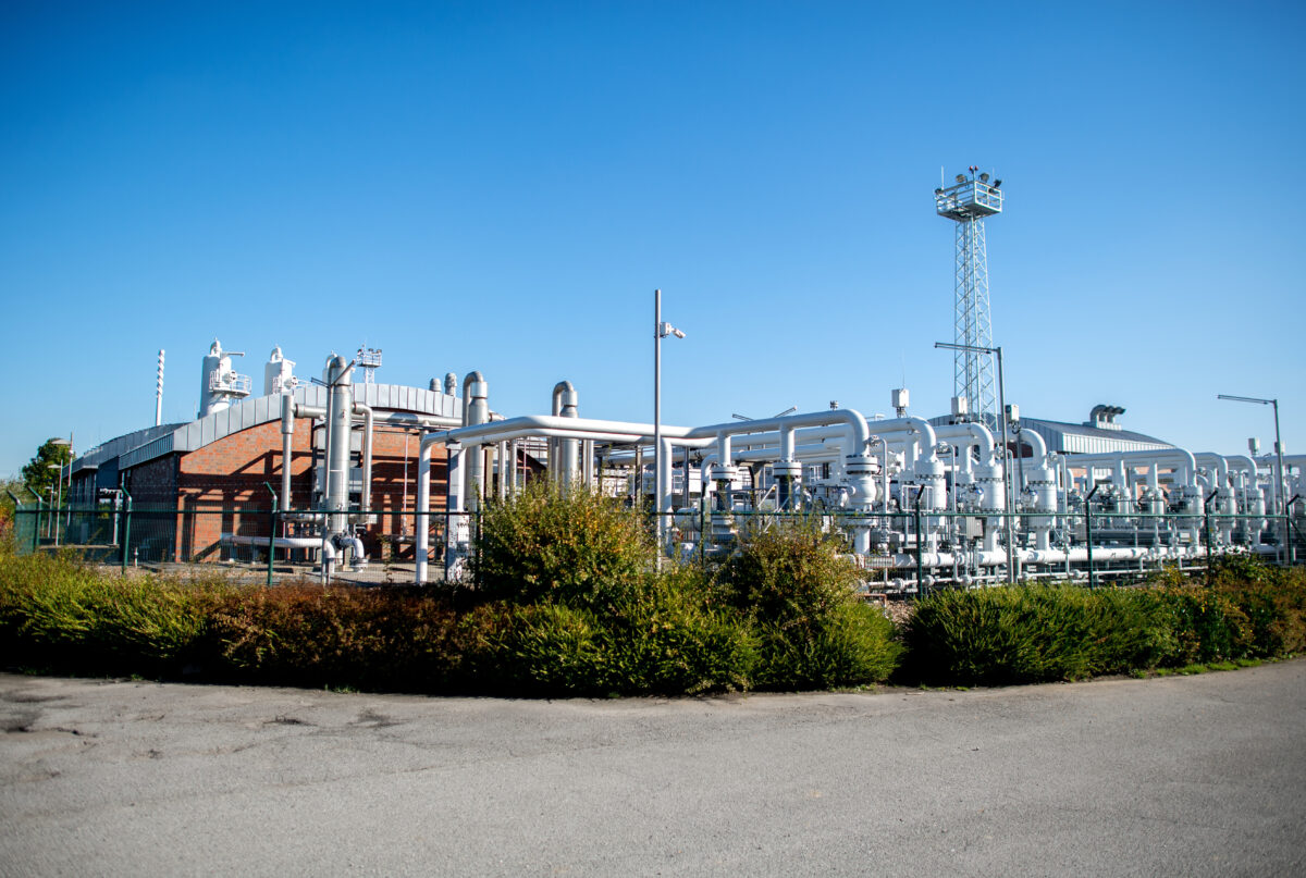 Die Gasspeicheranlage in Huntorf
