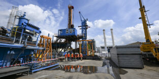 Bohrstart des Geothermieprojekts in Neuruppin