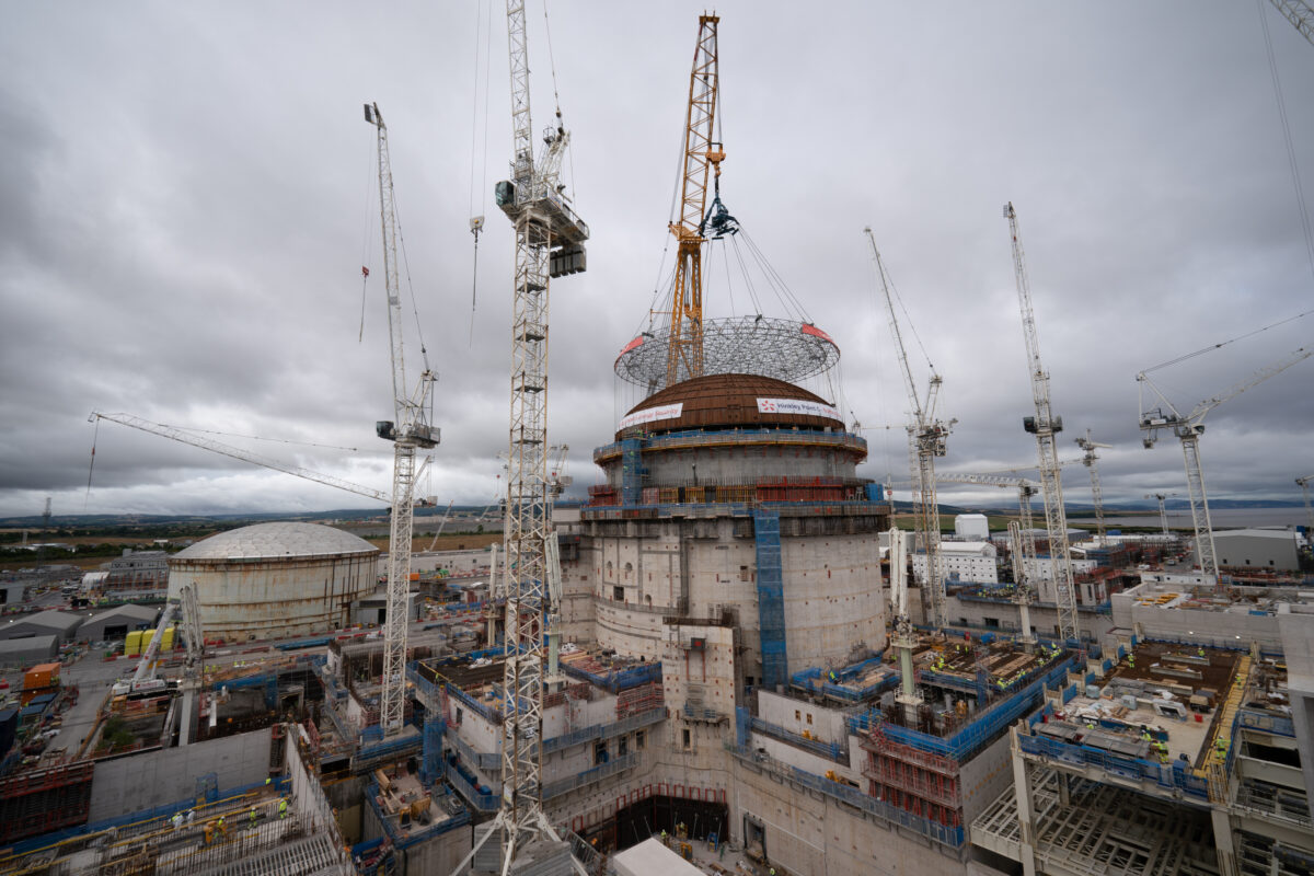 Bau des AKW Hinkley Point C in Großbritannien. Foto: picture alliance / empics/Ben Birchall/PA Wirepicture alliance / empics/Ben Birchall/PA Wire
