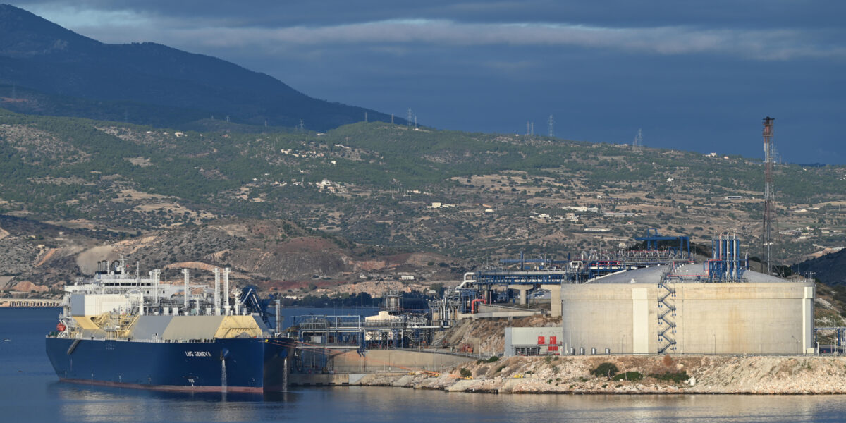 US LNG Unloaded At Revithoussa Terminal Near Athens