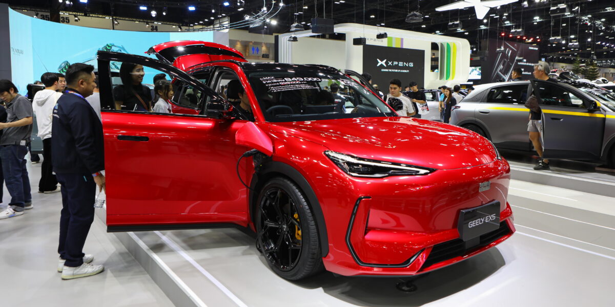 Der Geely EX5 auf der Thailand International Expo