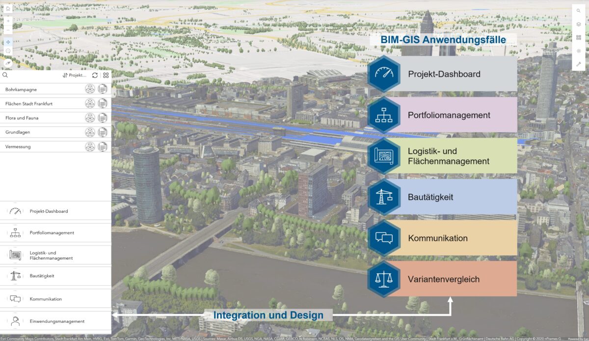 Frankfurt (Main) Hauptbahnhof. Foto: Schüßler-Plan Digital / Esri