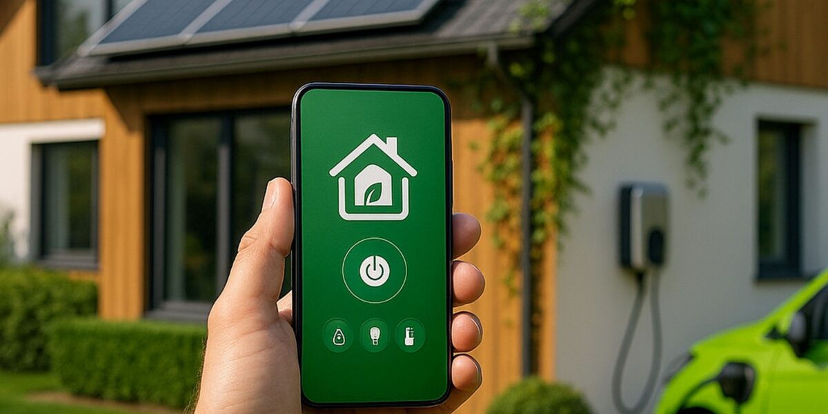 Smart Home App Outside Solar House 191025