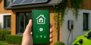 Smart Home App Outside Solar House 191025