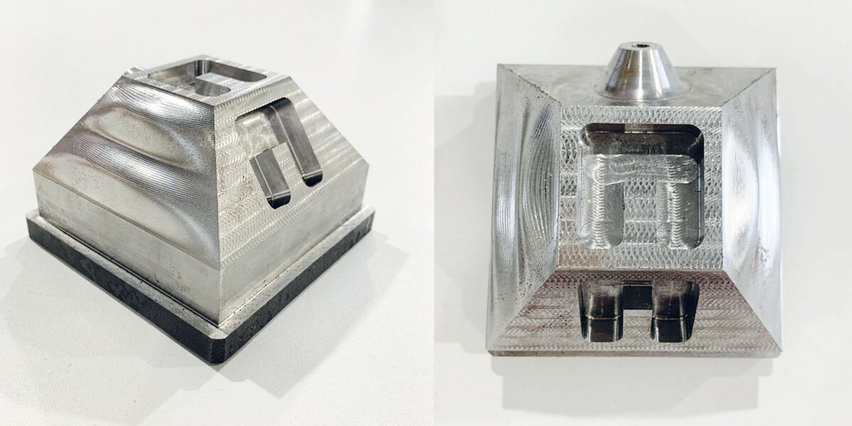Präzisionsfräsen: Grenzbetrachtungen für Schruppen vs. Schlichten und 3-Achs vs. 5-Achs Bearbeitung. Foto: Hochschule Ruhr West