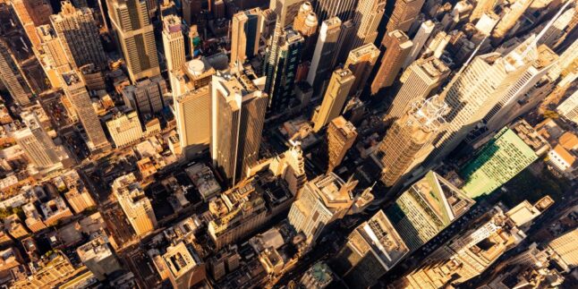 Gebäude in der Großstadt