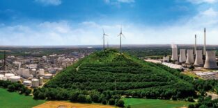 Blick auf den Standort Scholven: Hier speist das Projekt Green Heat industrielle Abwärme ins Fernwärmenetz ein