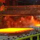 hot steel on conveyor