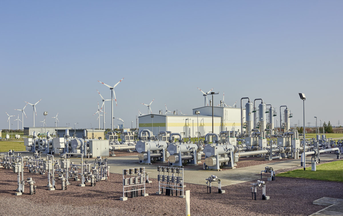 Der VNG Erdgasspeicher am Standort Bad Lauchstädt