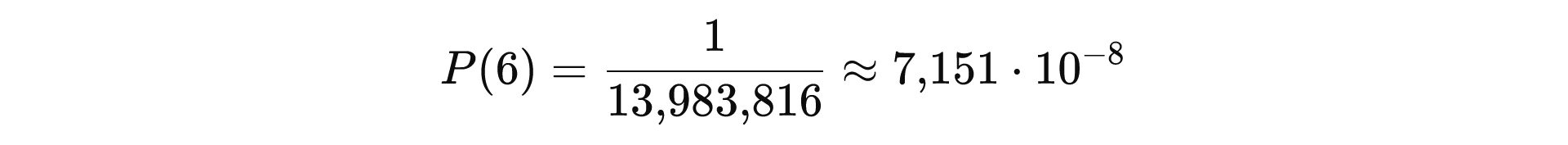 Binomialkoeffient Ergebnis