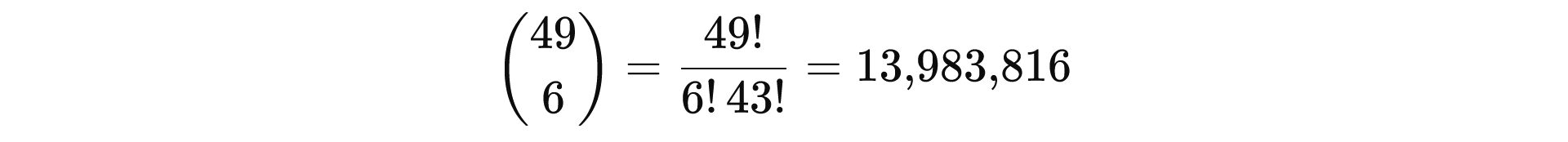 Binomialkoeffizient Lotto