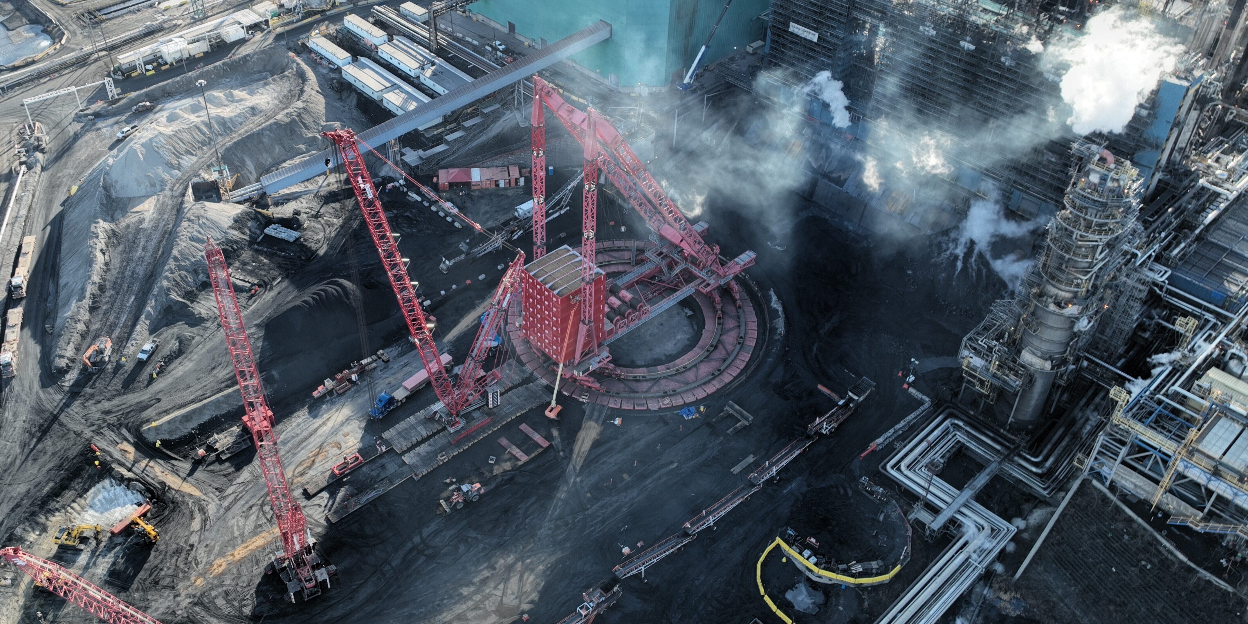 270 t pro Bauteil: Schwerlastumbau in Fort McMurray