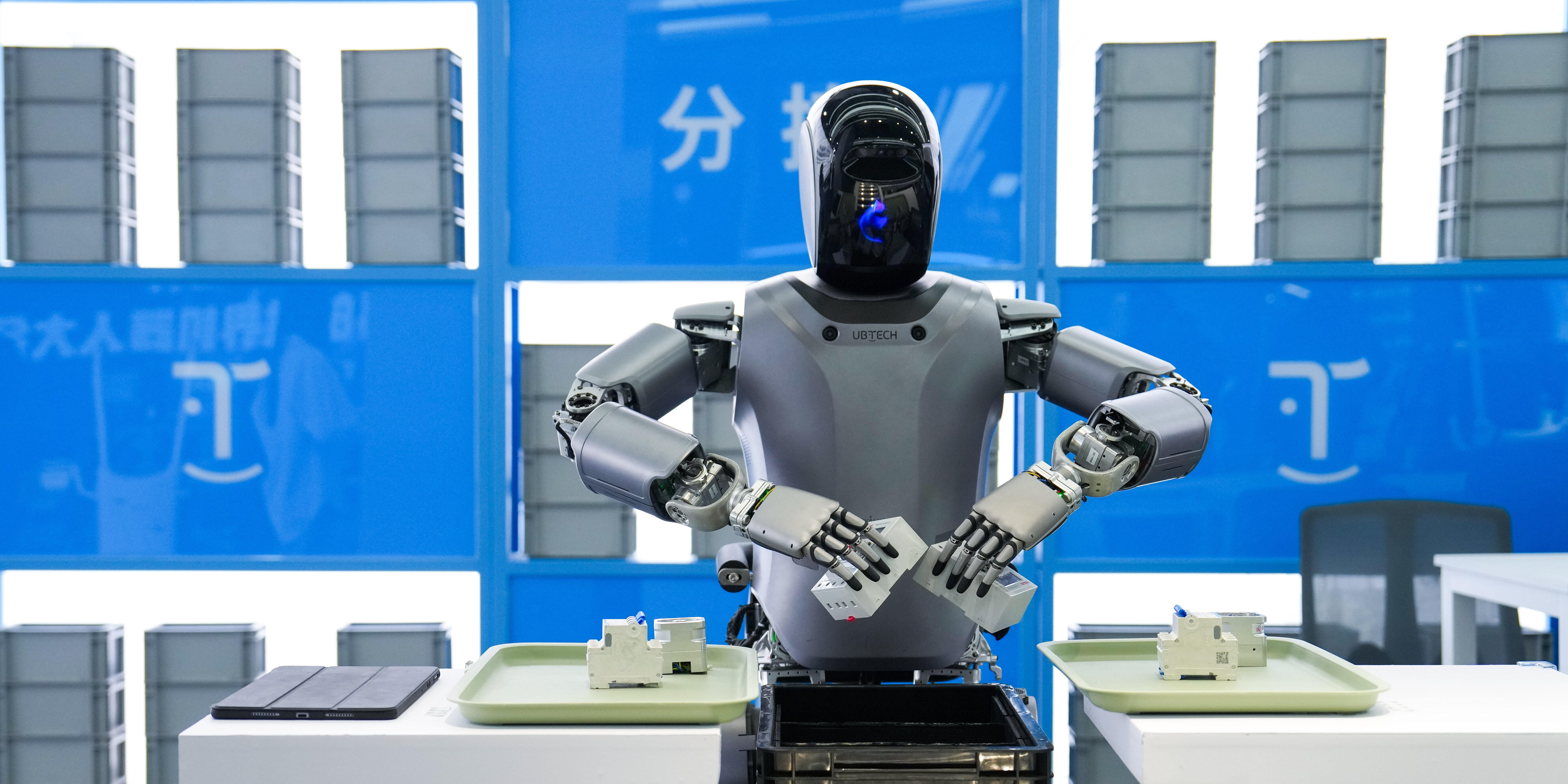 Chinesischer Roboter auf dem Weg zum Tennis-Champ?