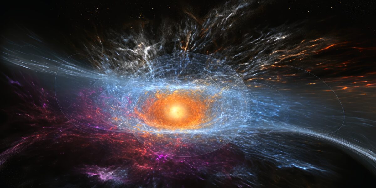 Künstlerische Darstellung des Urknalls