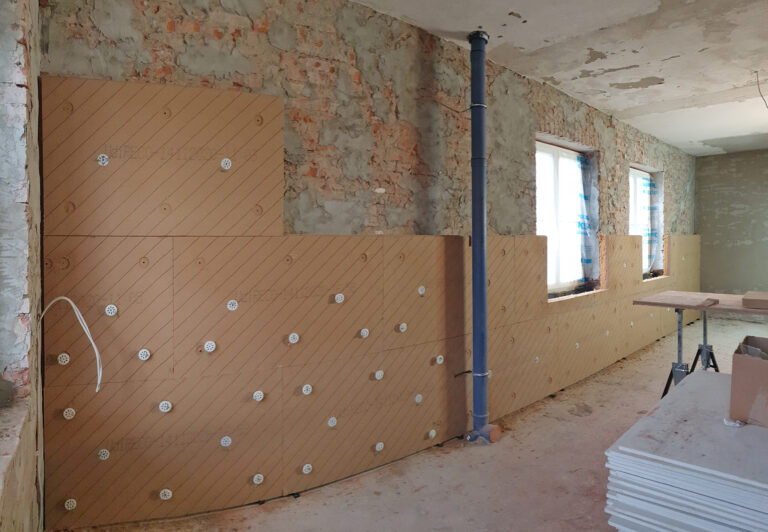 Holzfaser-Innendämmung