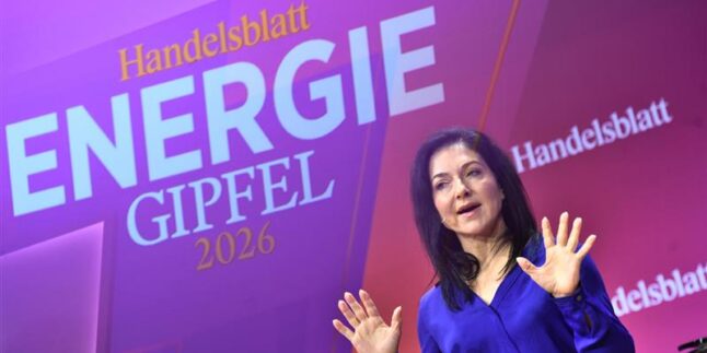 Katherina Reiche bei ihrer Eröffnungs-Keynote.