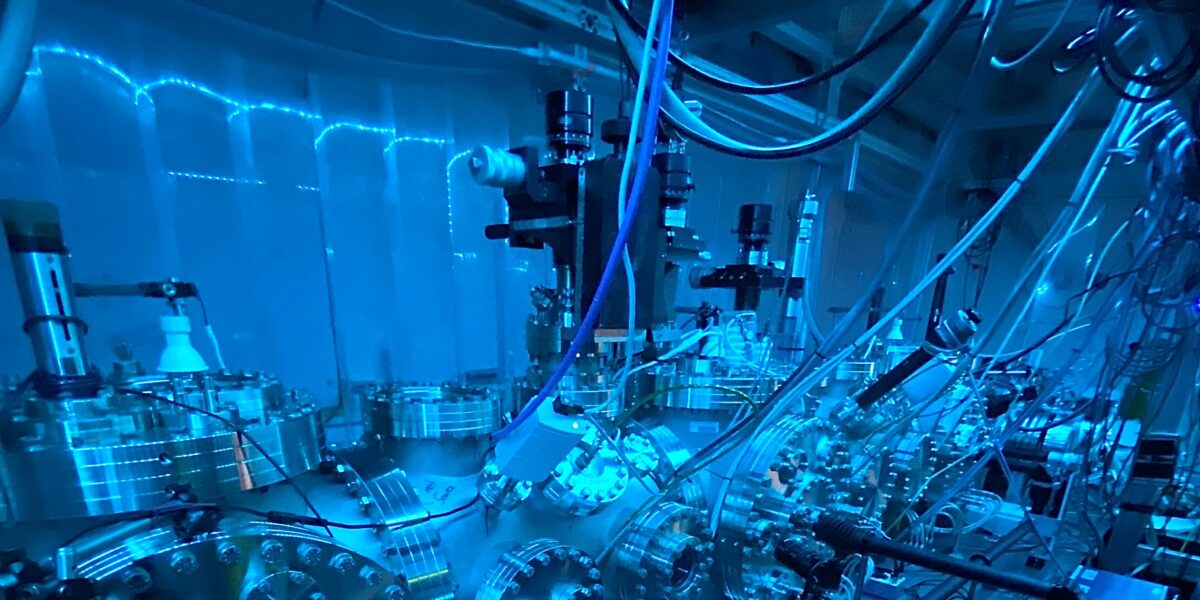 Aufbau des Multi-Scale Cluster Interference Experiments