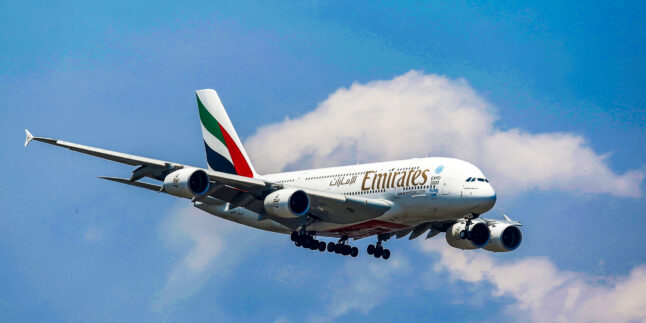 Flugzeug von Emirates