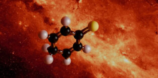 Im Herzen unserer Galaxie entdeckten Wissenschaftler das erste schwefelhaltige sechsgliedrige Ringmolekül, das sich in einer interstellaren Wolke verbirgt