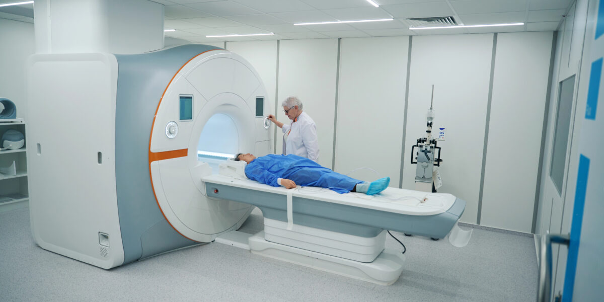 Patient im MRT