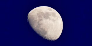 Nahaufnahme des Mondes