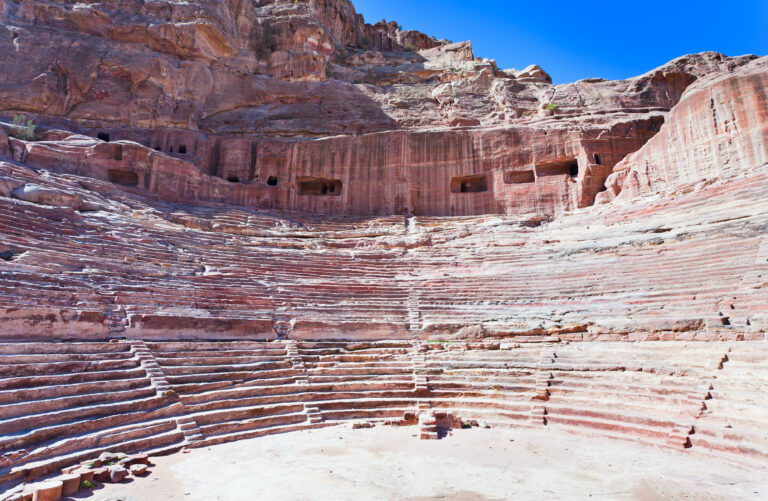 Antikes nabatäisches Theater in Petra
