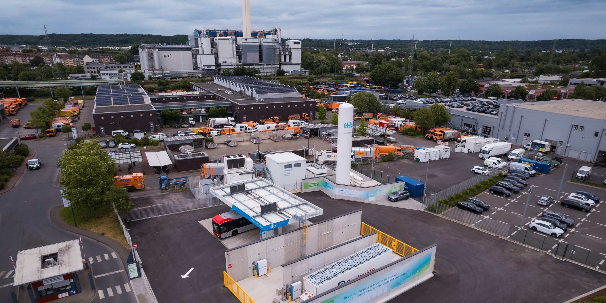 Müll zu Wasserstoff: So soll Düsseldorfs ÖPNV klimaneutral werden