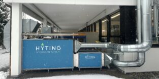 Das laut Hyting erste katalytische Wasserstoff-Luftheizsystem weltweit