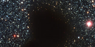 1999 aufgenommenes Foto der Dunkelwolke "Barnard 68".