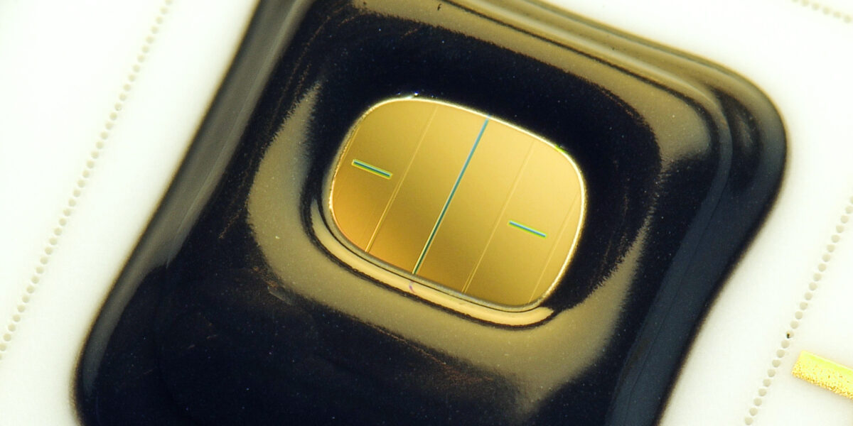 ISFET-REFET-Chip nach der Verkapselung