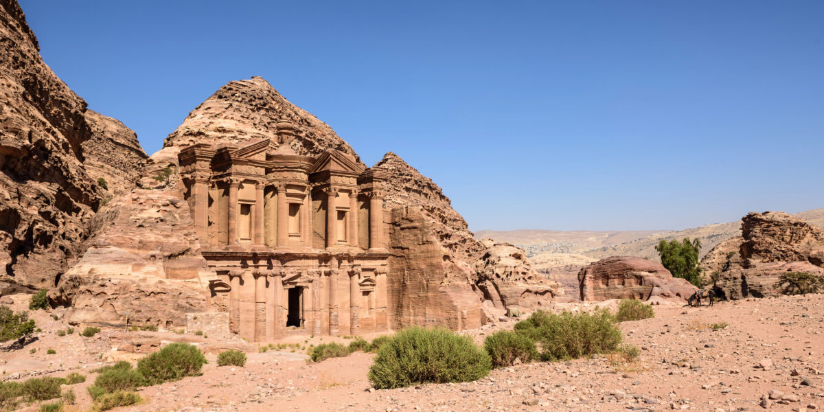 Felsenstadt Petra in Jordanien
